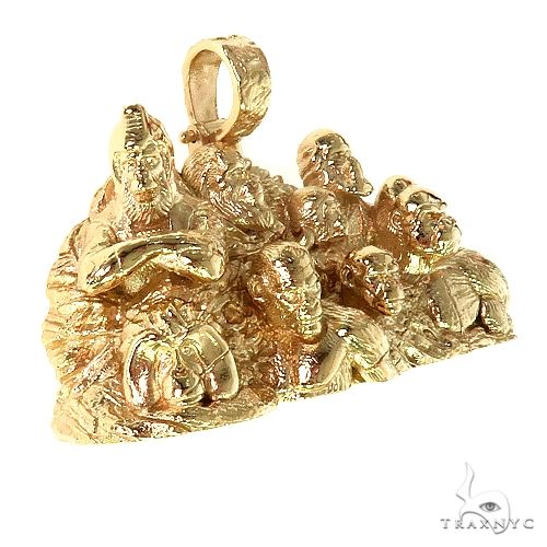 Gold on sale ape pendant