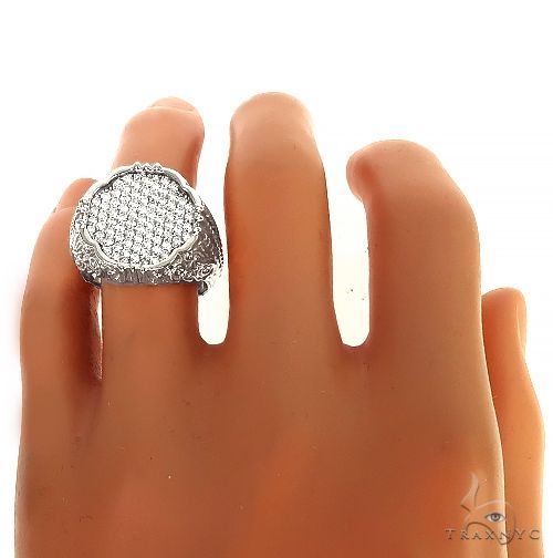 TraxNYC Silver Diamond Ring 66399