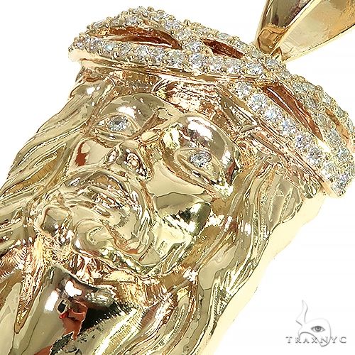 Crown Shape 14k Solid Gold Diamond Pendants. Genuine handmade pave diamond 2024 Pendant.1 4k Solid Gold Diamond Pendants.