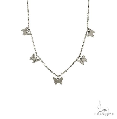 Minimalist Butterfly Necklace | 14K Solid Gold – YanYa