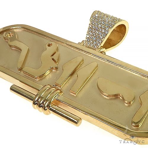 Solid gold online cartouche