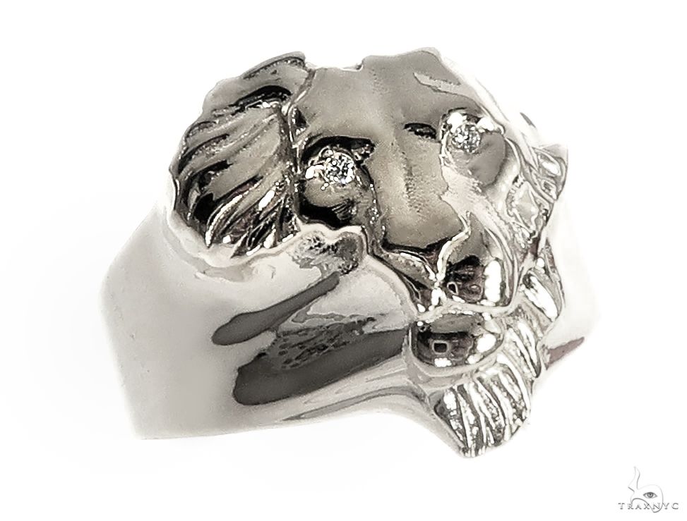 Greek Jewelry Shop | Rings | 37 Sterling Silver Greek Lion torc ring