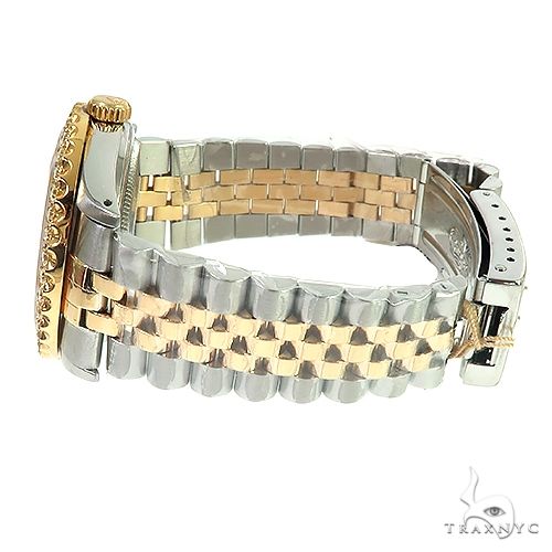 Rolex Two Tone DateJust 36mm Diamond Bezel Watch 66521