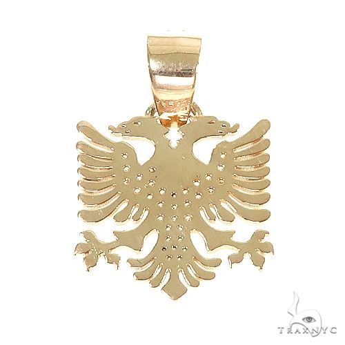 WH MaiYY Round Albanian Eagle Pendant Necklace Necklace Golden Albanian  Jewelry Gift #231706 | Amazon.com