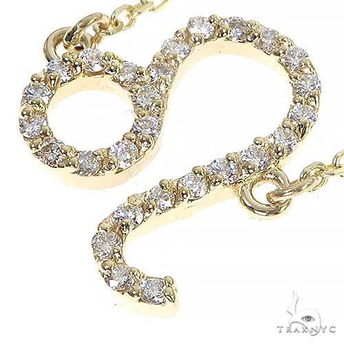Diamond Leo Pendant Necklace