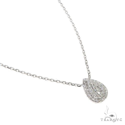 Ornate Jewels 925 Sterling Silver 0.75 Carat Pear AAA Grade American Diamond  Solitaire Pendant Necklace with 18 Inch Chain for Women and Girls :  Amazon.in: Fashion