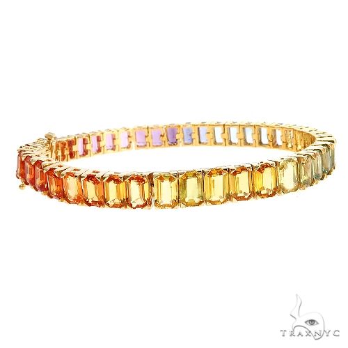 Rainbow gem clearance bracelet