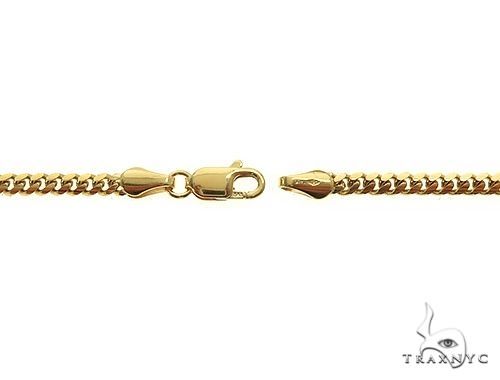 Solid Miami Cuban Link Chain 10K Yellow Gold 20 Inches 2.6mm