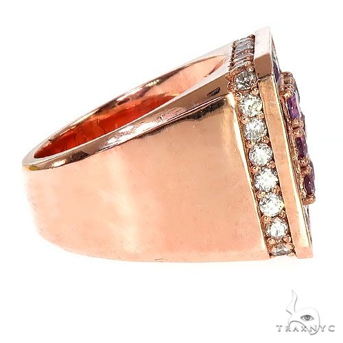 Royal Sapphire Diamond Pinky Ring 67290