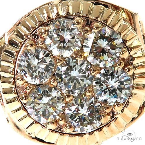 Custom Made Rolex Style Diamond Ring 67378 Stone 4 gallery 2c7ce3e67a
