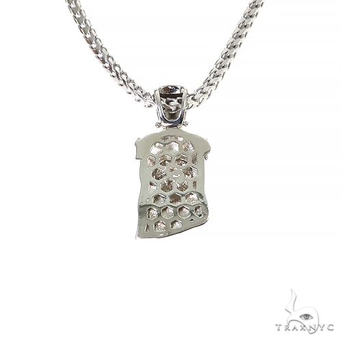 925 Silver Diamond Jesus Pendant With Franco Set 67423: buy
