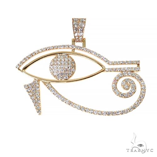 Eye of horus 2025 diamond pendant