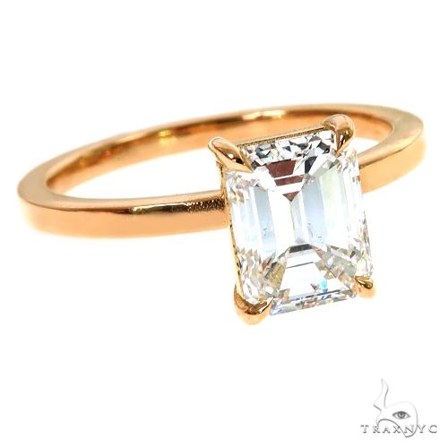 Twist Engagement Ring, 14K Rose Gold Engagement Ring, Unique Diamond Ring,  Modern Diamond Ring, Twisted Diamond Ring, Unique Engagement Ring - Etsy