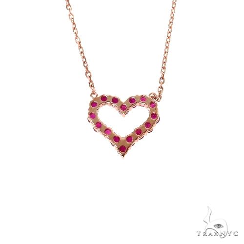 Ruby Heart hot Necklace