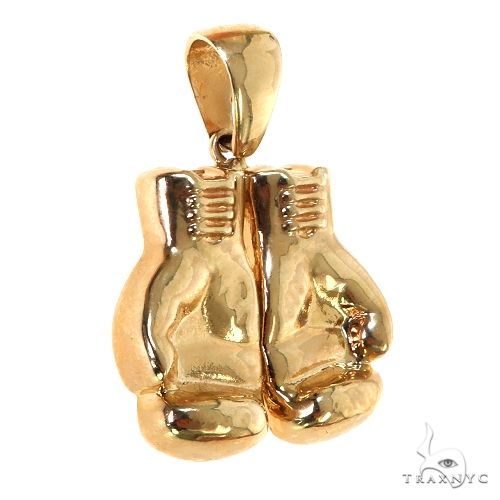 Rocky Golden Glove Pendant 18 inch Chain necklace - Rocky Costumes - | TV  Store Online