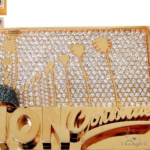 Custom Made Nipsey Hussle The Marathon Mural Pendant 67606: buy