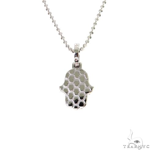 Diamond Hamsa Pendant - 14 Karat Gold Diamond Pendant - Rose Gold – MOSUO
