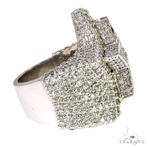 All Iced Out Pentagram Star Micro Pave Rings Hip Hop Ring Women & Men Gold  Ring for Lover Gift | Wish