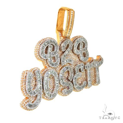 Bonpoint トランプ Custom Made B2B Yosett Baguettes Diamond Pendant 67912: buy