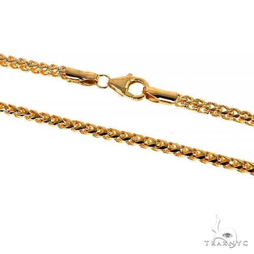 14K Yellow Gold Solid Franco Chain 20 Inches 2.6mm 67953