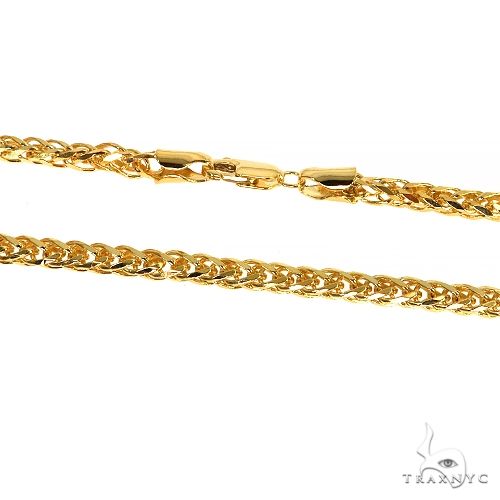 14K Yellow online Gold Finish Panther - Free 22inch x 3mm Wheat Chain.