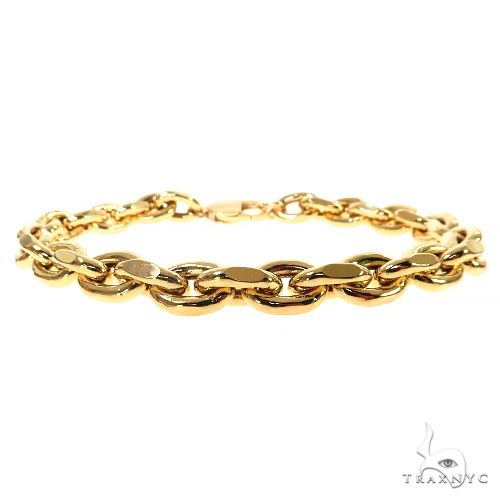 Yellow Gold Cable Chain Bracelet