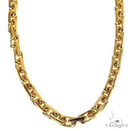 Gold 10k 2 tone Figaro chain 3.5mm 20 inch outlet new