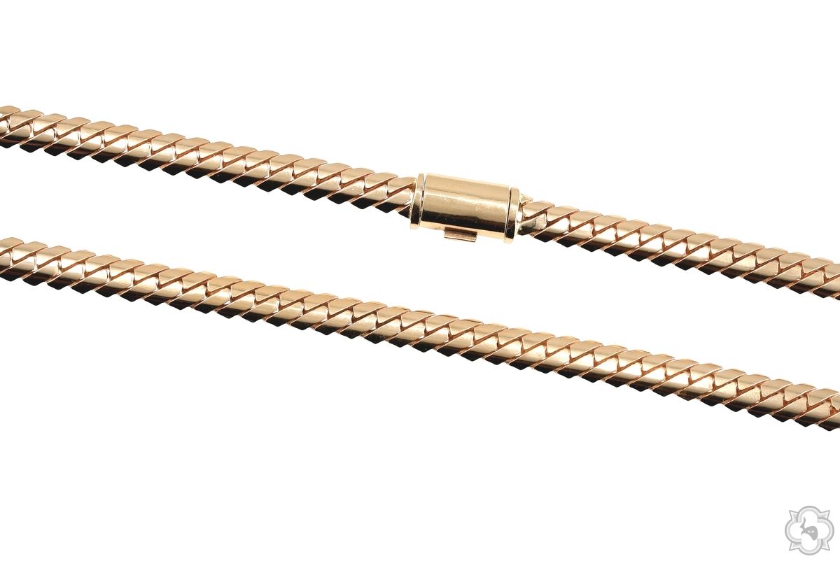 【待ち】てんちむ　リボン上下　金紐　ストレート 14K Gold Solid Mimi Cuban Link 7 mm 22 Inches 68344: buy
