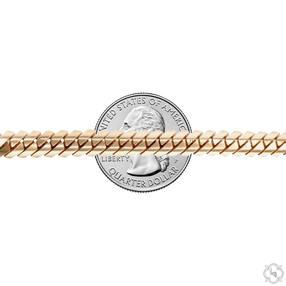 14K Gold Solid Mimi Cuban Link 7 mm 22 Inches 68344: buy