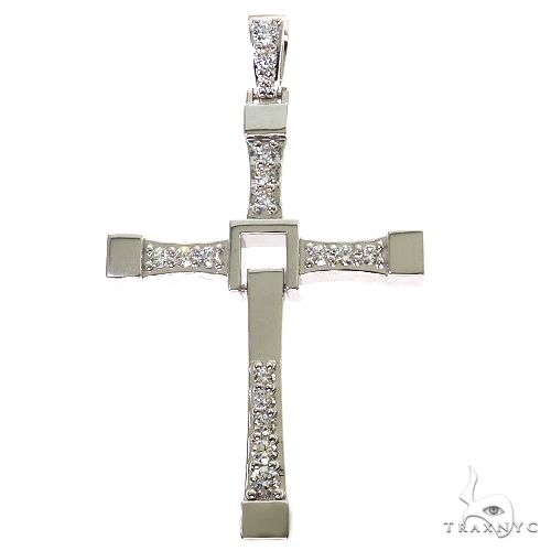 Custom Made VVS Diamond Cross 68489
