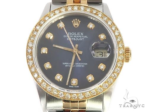 DateJust Rolex WIth Diamond Bezel Diamond Dial 68512 buy online