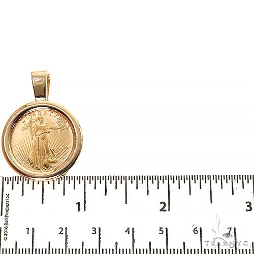 Plain Frame 1/4 Oz Liberty Coin Pendant 68521