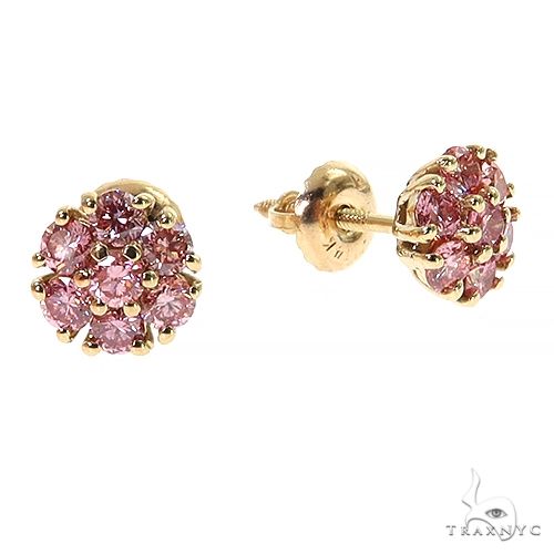 【HYERES LOR】24FW★ Lab Diamond Flower Earrings S 10K HYERES LOR】24FW☆ Lab Diamond Flower Earrings S 10K