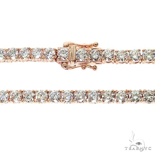 25 Pointer Diamond Tennis Necklace (Lab) 68574