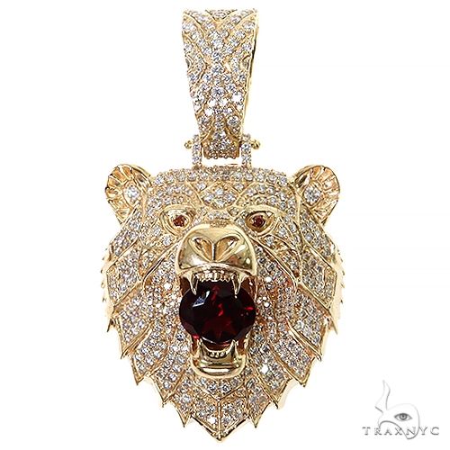 Grizzly Bear Garnet Diamond Pendant 68708: buy online in NYC. Best price at