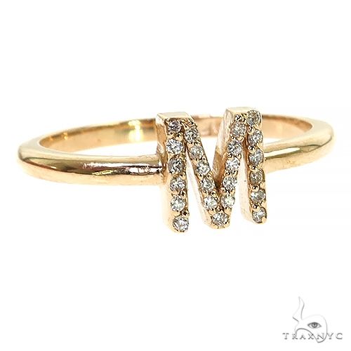 Majestic Elegance: Crown Initial Letter 'M' Ring in 14K Gold with CZ - –  Fantastic Jewelry New York