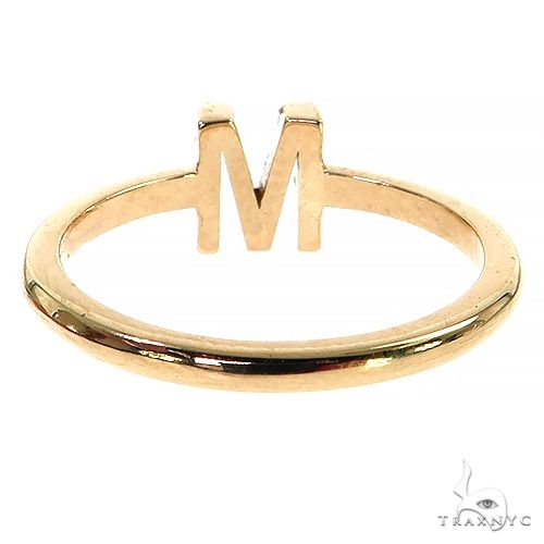 Buy Sale Estate 14k Yellow Gold Monogram Cursive M Capital Heart Initial  Midi Victorian Antique Style Ring BR01-15M Online in India - Etsy