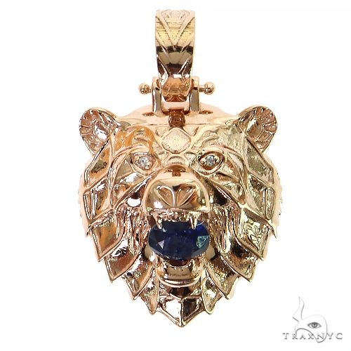 14K Gold Grizzly Bear Pendant 68746: buy online in NYC. Best price at