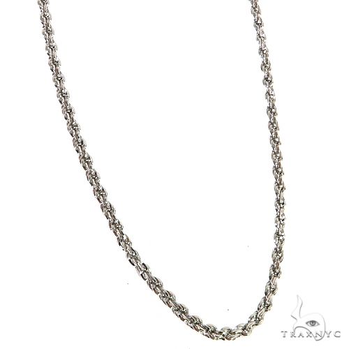 White gold popular Rope chain - 2mm - 20 inch