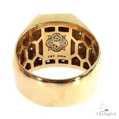 3d Gold Face Ring | | Personalized git for men,father,brother,girlfriend on  wedding anniversary,birthday - Augrav.com
