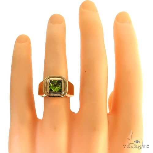 Lyric Estate 925/14KT high quality Gold NATURAL PERIDOT Enhancer