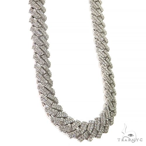 Row Diamond Miami Cuban Chain (Lab) 69107: buy online in NYC