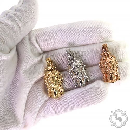 Spikes Crown Jesus Head Pendant Mini 69155: buy online in