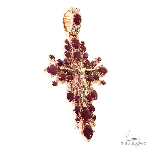 Standing Metal buy Cross with Ruby Red Heart