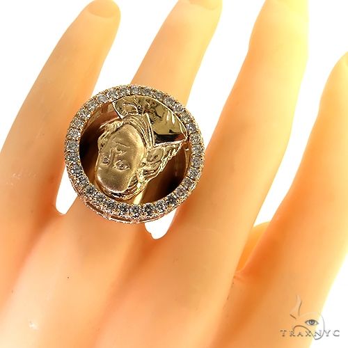 Buy Azai by Nykaa Fashion Festive Temple Engraved Gold Ring Online