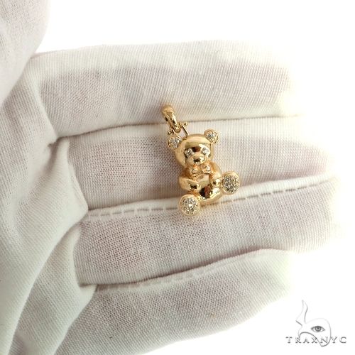 Mini Trax Teddy Bear Diamond Pendant 69450: buy online in