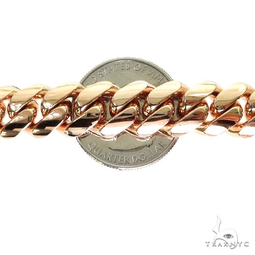 14k rose 2024 gold bracelet 7.5 inch