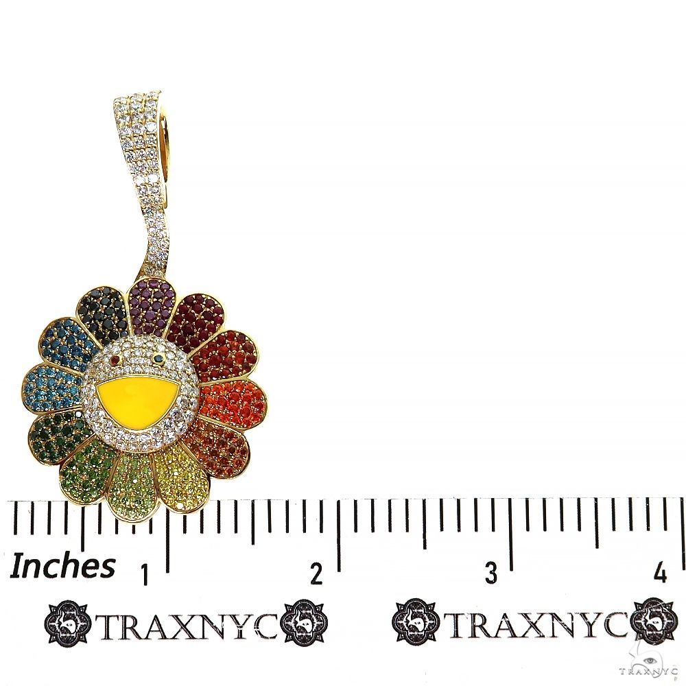 Custom Made Spinning Flower Pendant 69830: buy online in NYC