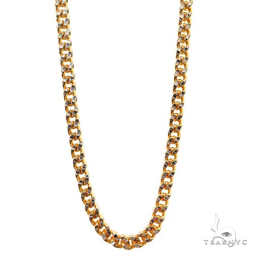 14k Two-Tone Semi-Solid Franco link Chain 2mm 16 Inches 69938: buy