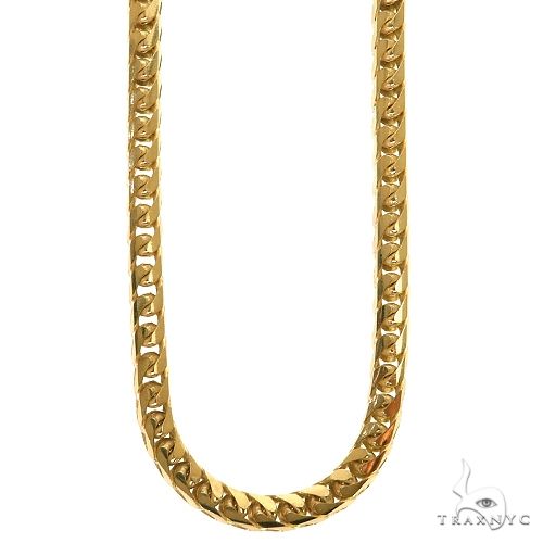 14k Yellow Gold Solid Franco Link Chain 20 Inches 69994